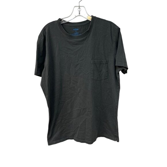 Kuhl Wildfibre T-Shirt Gray Short Sleeve Organic Cotton Logo Gorpcore Hiking L - Picture 1 of 7